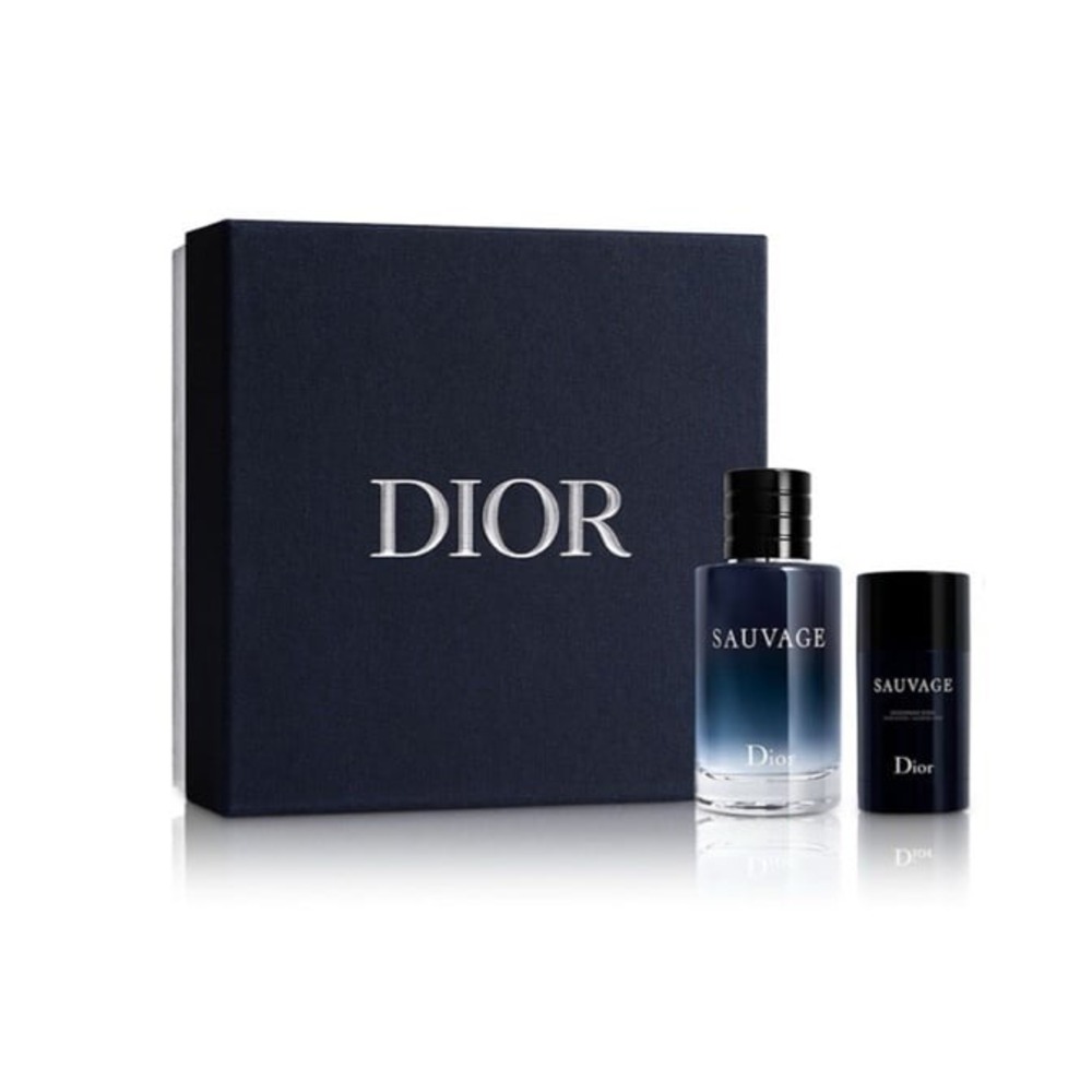 NEW Dior Beauty Cologne Sauvage EDT  Deodorant Stick Gift Set Box Spray